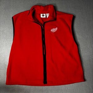 Pro Edge Vibrant Red Fleece Vest